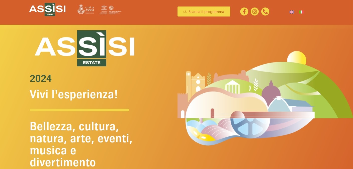 写真　アッシジの夏